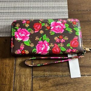 Womens floral wallet